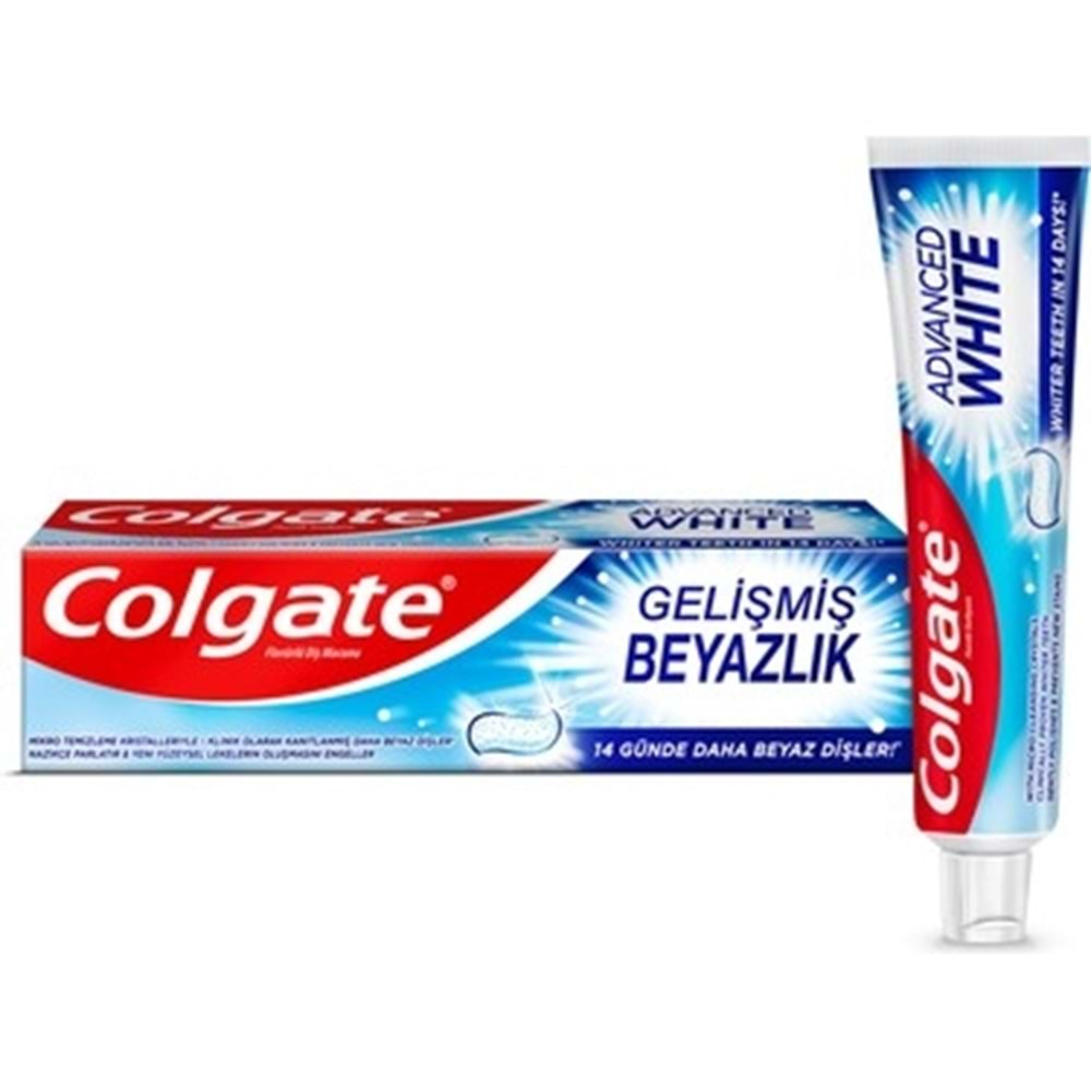 Colgate Diş Macunu Gelişmiş Beyazlık 50 Ml