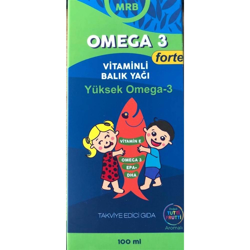 Alldermo Mrb Omega 3 Forte 100Ml Tuttıfruttı