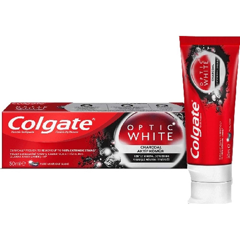 Colgate Diş Macunu Optik White Kömürlü 50Ml