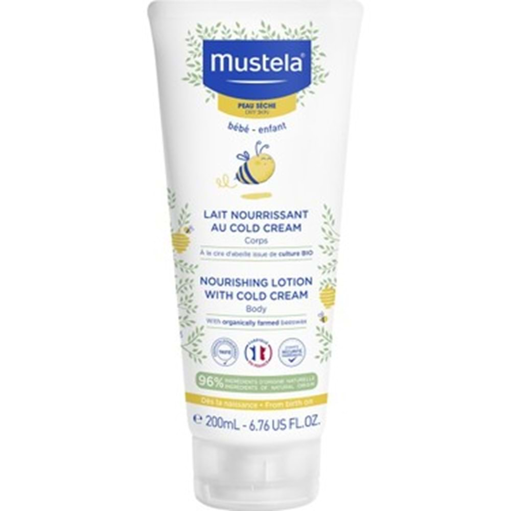 Mustela Cold Cream Içeren Besleyıcı Vücut Losyonu 200Ml