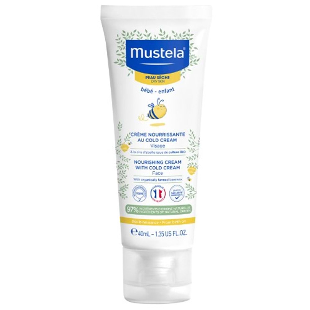 Mustela Cold Cream Içeren Besleyıcı Yüz Kremı 40Ml