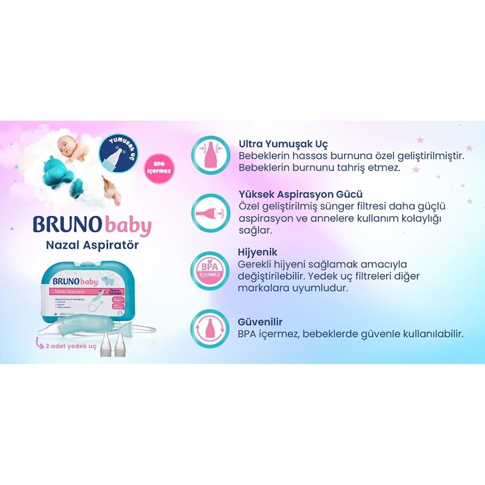 BrunoBaby Nasal Aspiratör