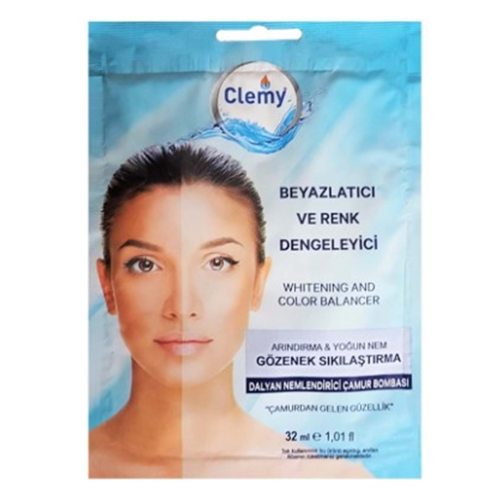 Clemy Maske Beyazlatıcı Ve Renk Dengeleyıcı