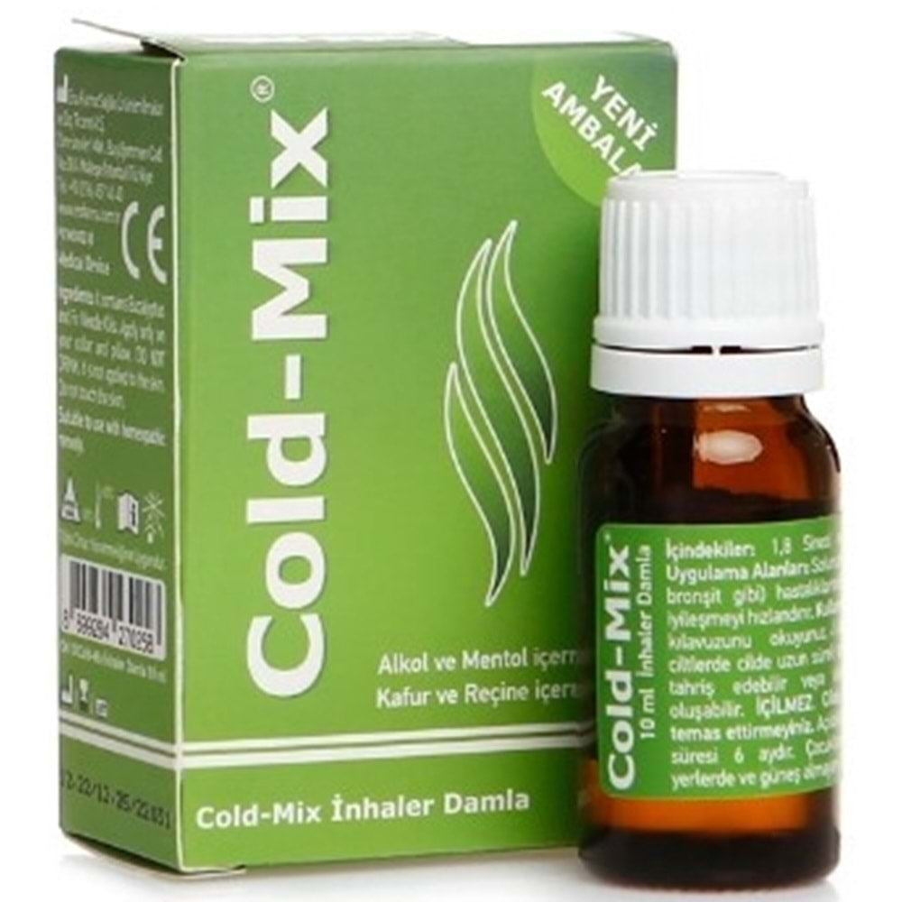 Cold-Mıx Inhaler Damla 10Ml Yesıl