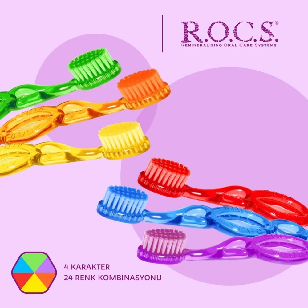Rocs Çocuk (3-7 Yas) Diş Fırçası Yumusak