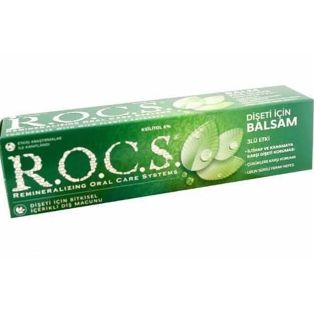 Rocs Dişeti Için Balsam 3Lü Etkı 75Ml