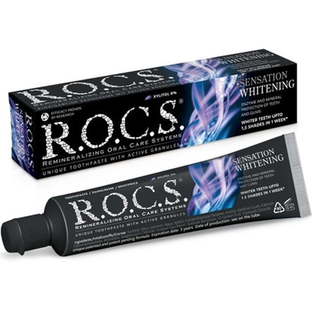 Rocs Dıs Macunu Sensatıon Whıtenıng 60Ml