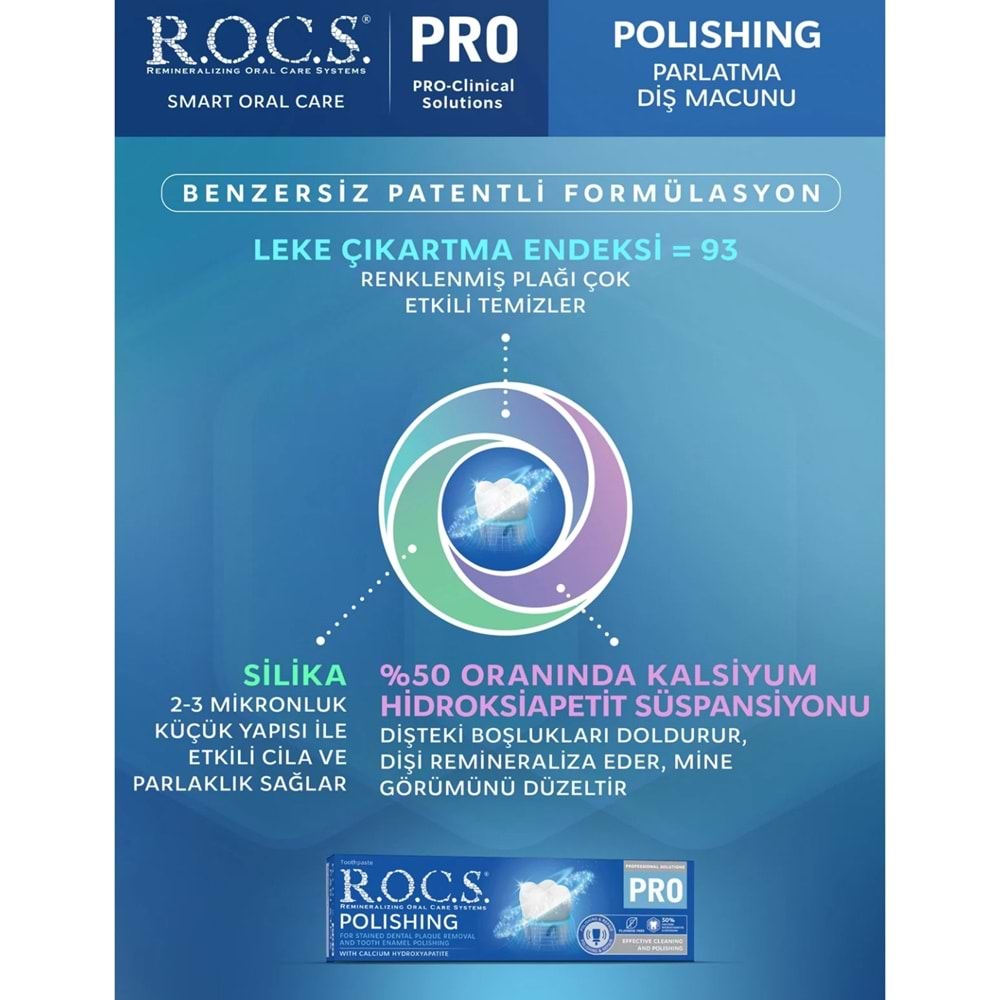 Rocs Diş Macunu Pro Parlatma 30 mL