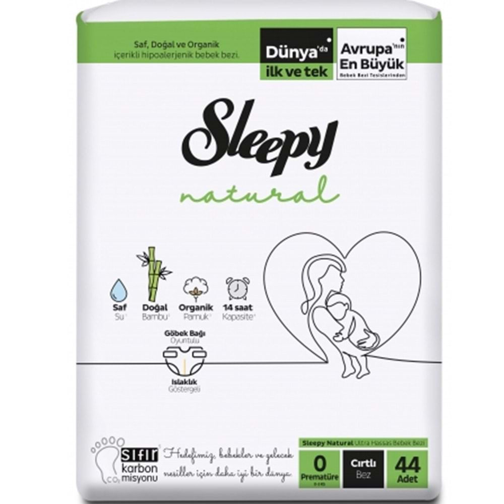 Sleepy 2 Lı Jumbo Bez Prematüre No:0 44 Lü