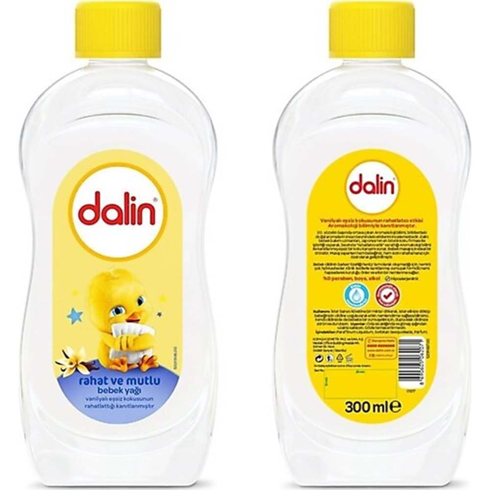 Dalın Bebe Yagı 300Ml Rahat Ve Mutlu