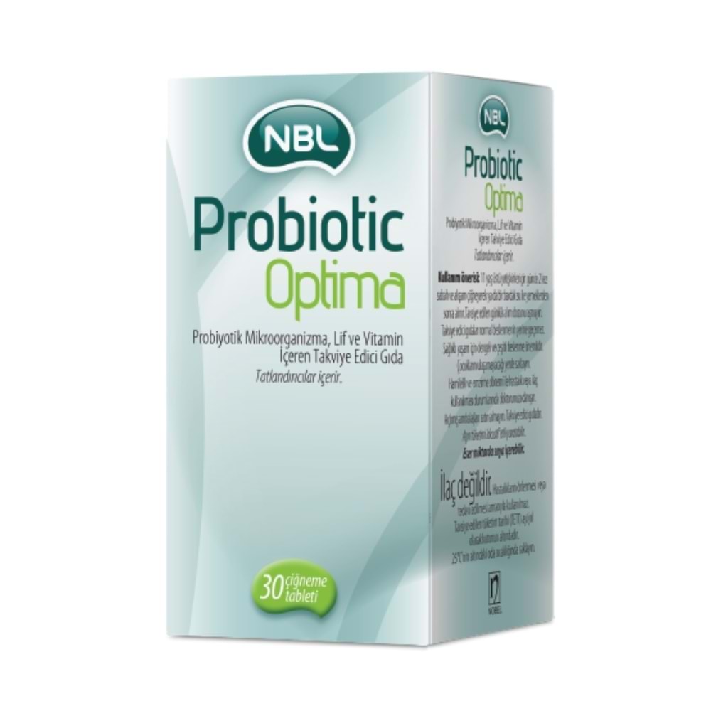 NBL Probiotic Optima Takviye Edici Gıda 30 Tablet