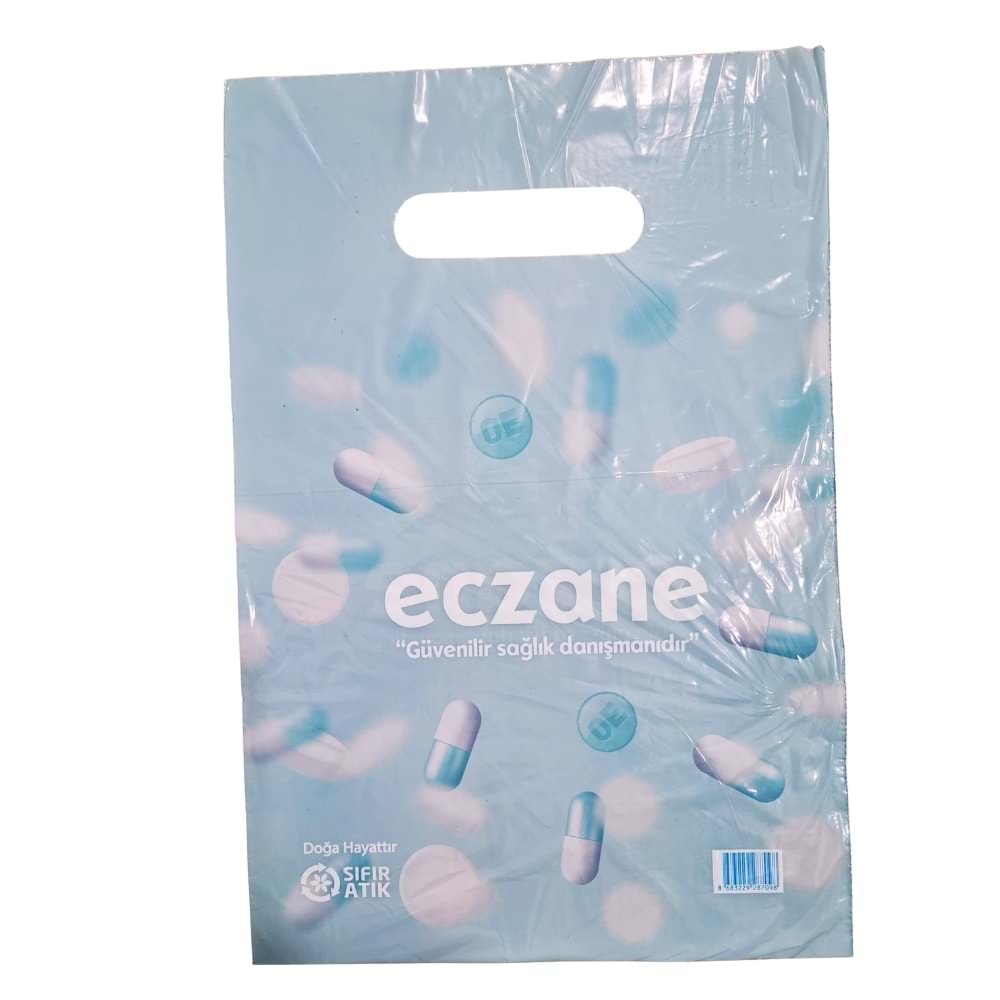 Dy Eczane Poşeti El Geçme Orta Boy 220 Adet (22x32cm)