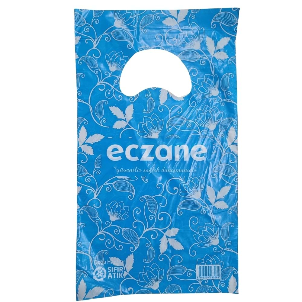 Dy Eczane Poşeti El Geçme Küçük Boy 500 Adet (16x28cm)