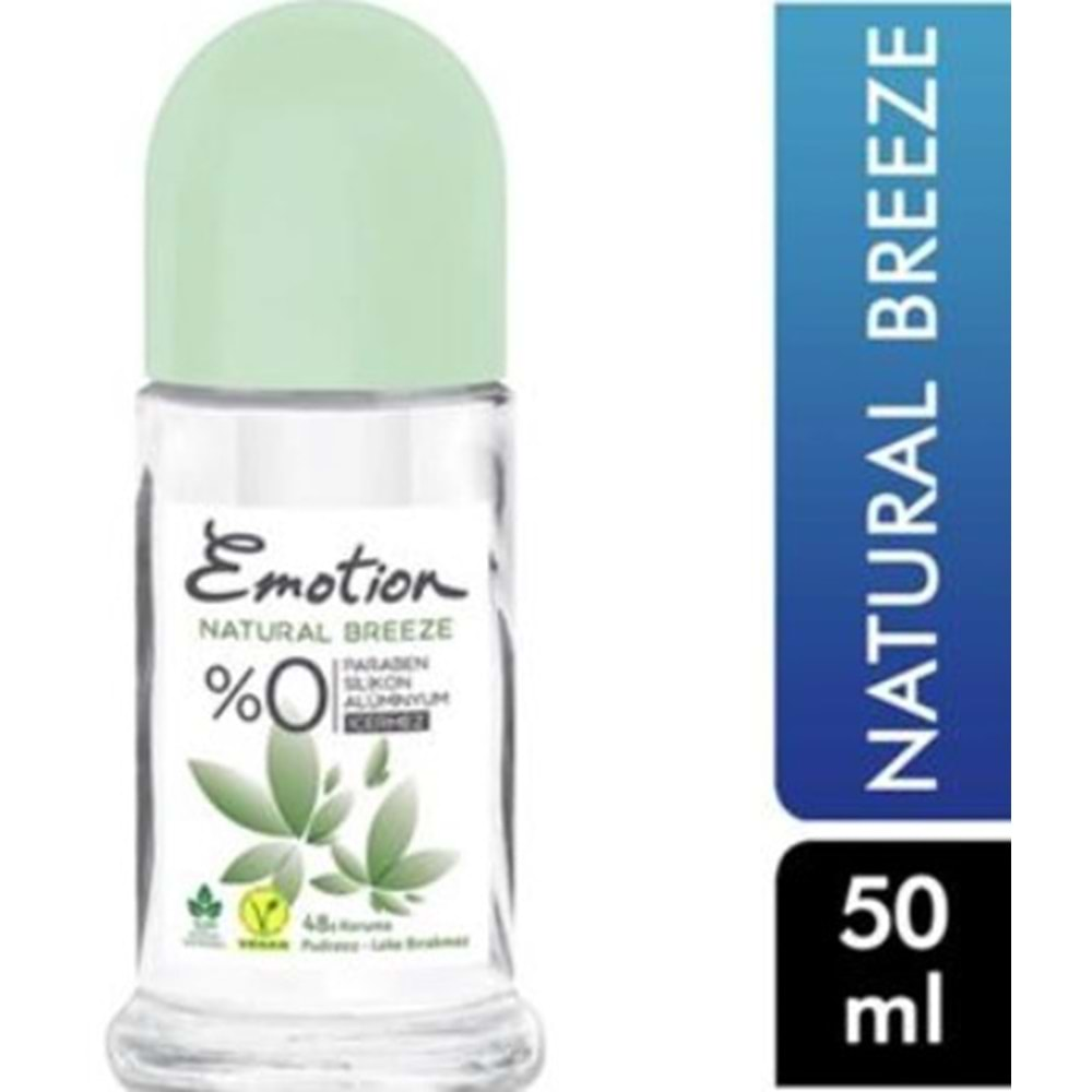 Emotıon Rollon Natural Breeze 50ml