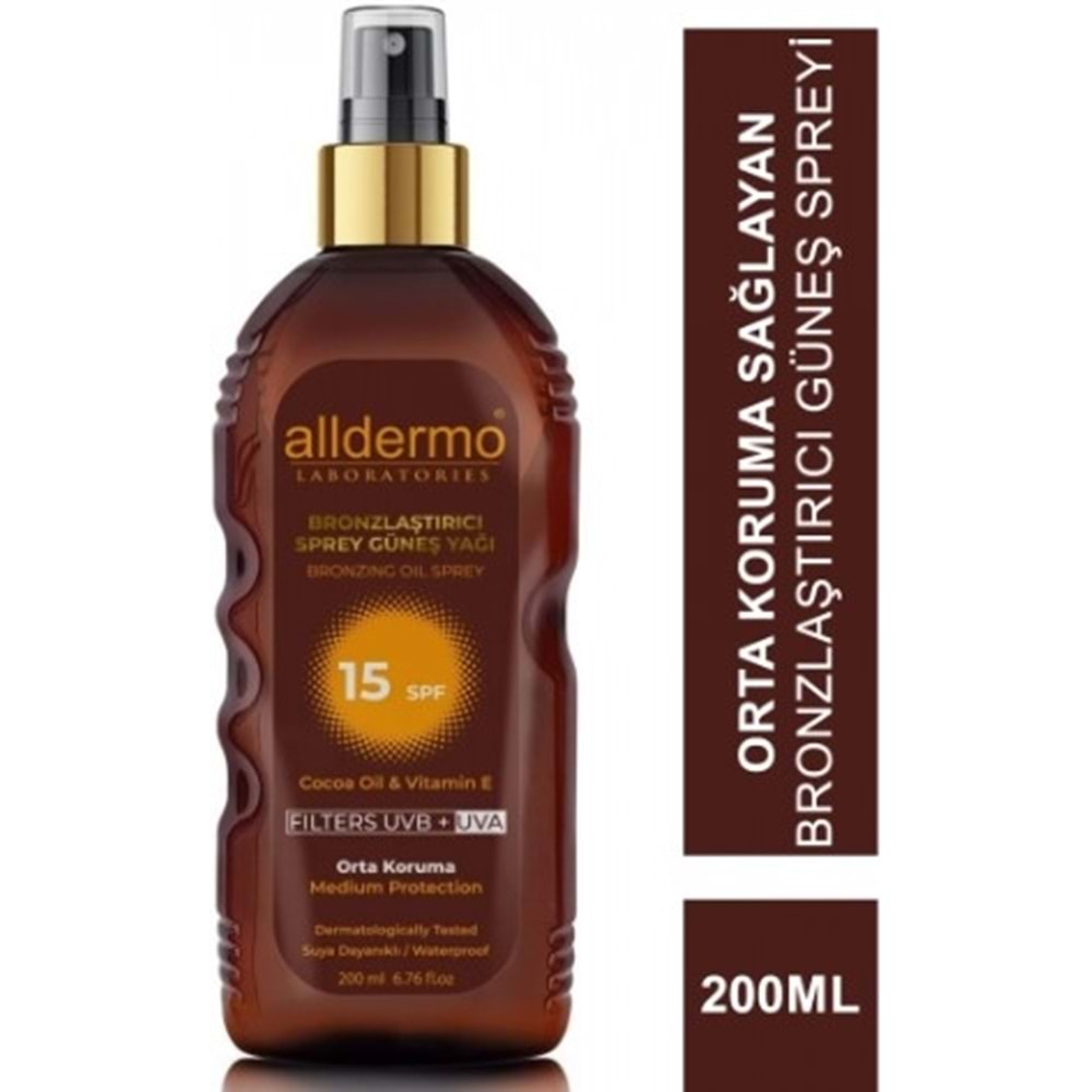 Alldermo Spf15 Günes Yagı Sprey 200Ml