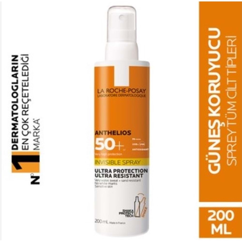 La Roche Posay Anthelıos Shaka Spf50+ Görünmez Sprey 200Ml