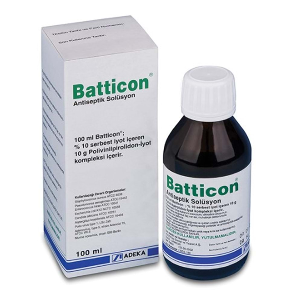 Batticon Antiseptik Solüsyon 100 Ml