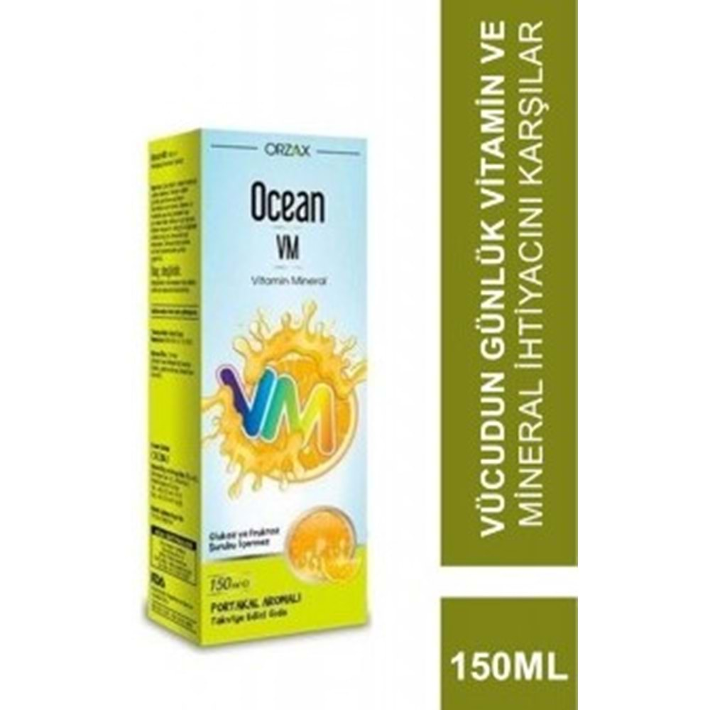 Ocean Vm Şurup Portakal 150 Ml