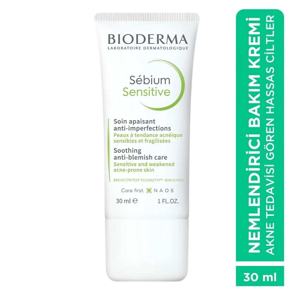 Bioderma Sebium Sensitive Nemlendirici Bakım Kremi 30 mL