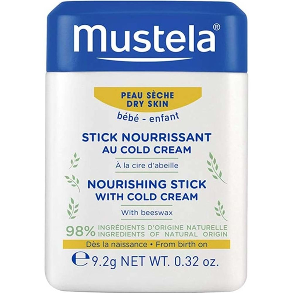 Mustela Cold Cream İçeren Nemlendirici Stick 10 Gr