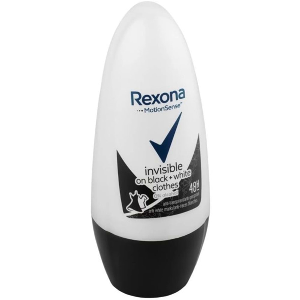 Rexona Rollon Invisible B&W Kadın 50Ml