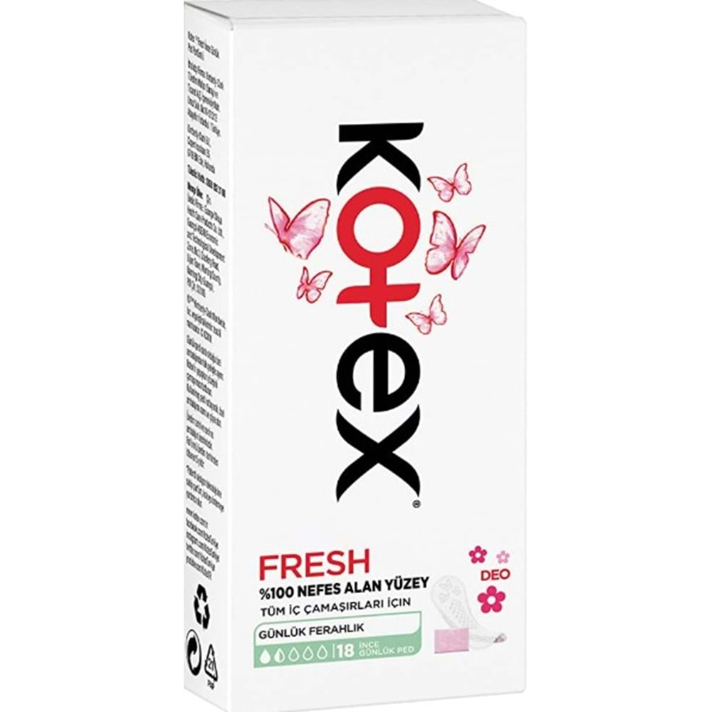 Kotex Günlük Ped Deo 18 Lı