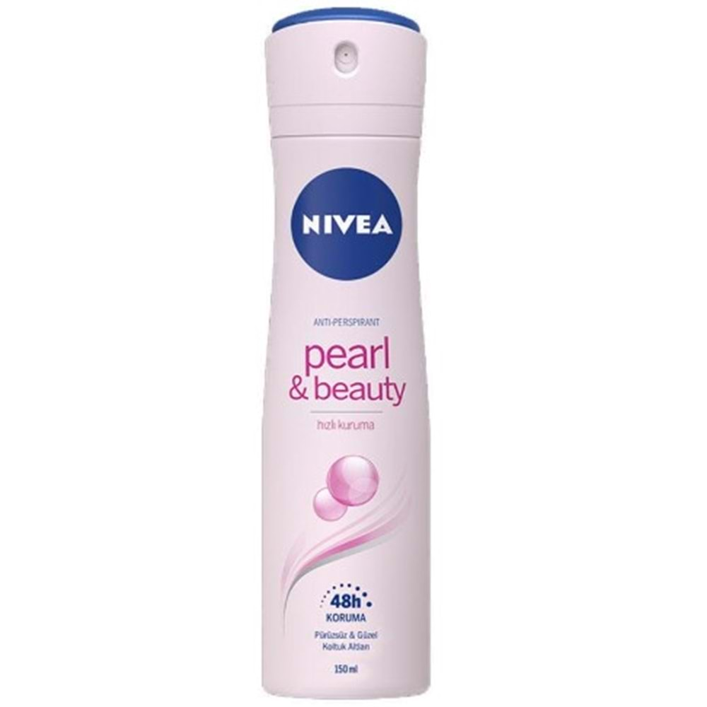 Nivea Deodorant Woman Pearl&Beauty Beyaz