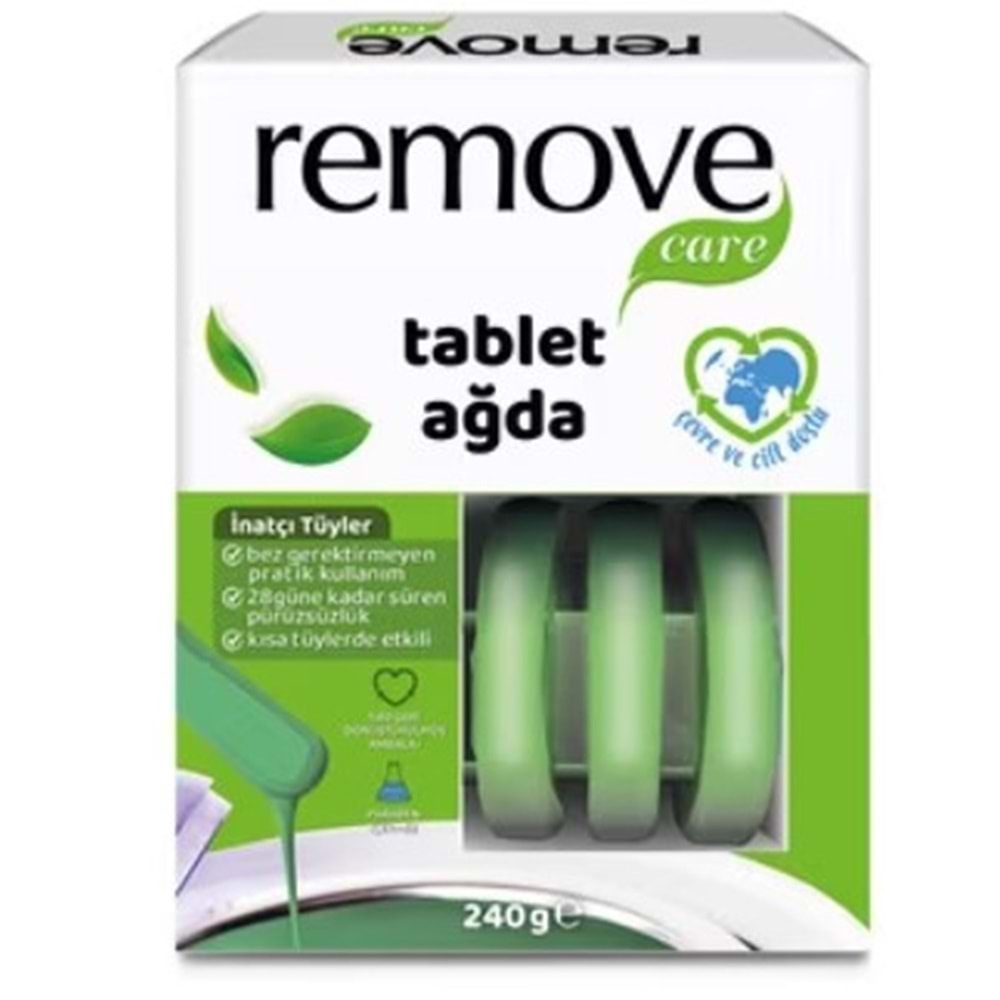 Remove Care Agda Tabletı Inatçı Tüyler 240Gr