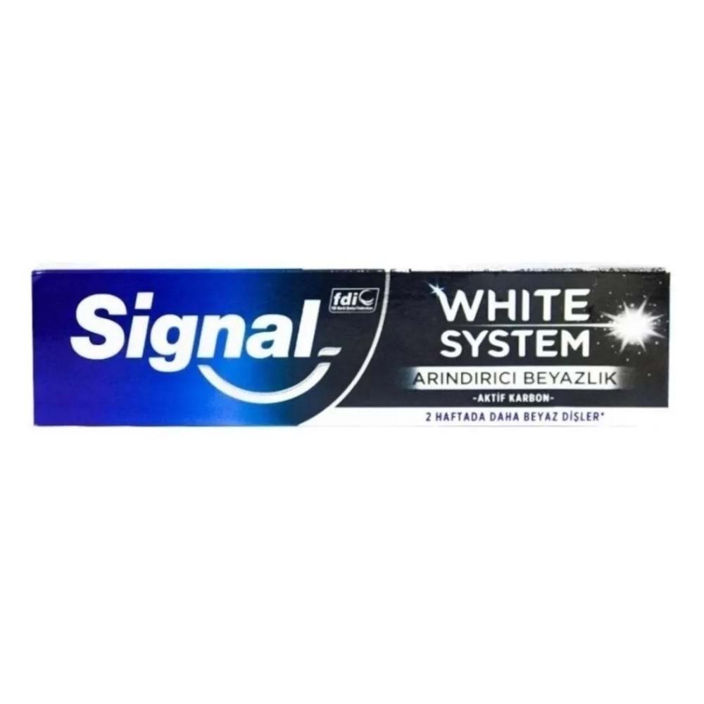 Signal Diş Macunu White System Arındırıcı Beyazlık 75Ml