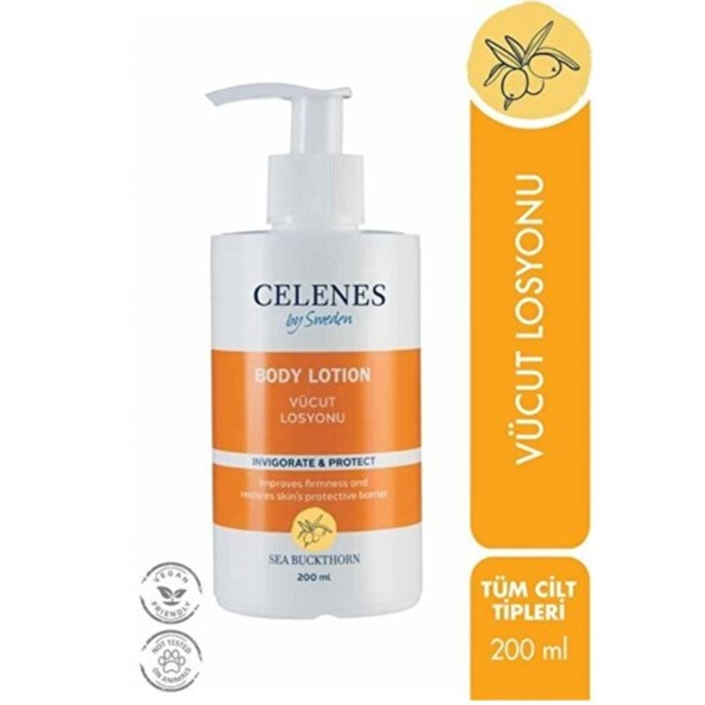 Celenes Sea Buckrhorn Vücut Losyonu 200ml