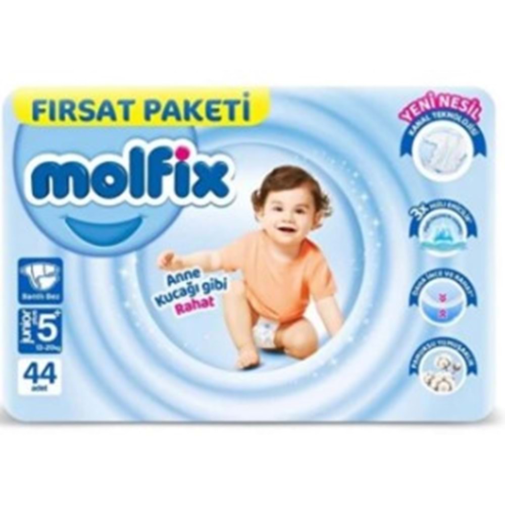 Molfix Fırsat Paketi 11/18 Junıor 48 Li No:5 Bebek Bezi