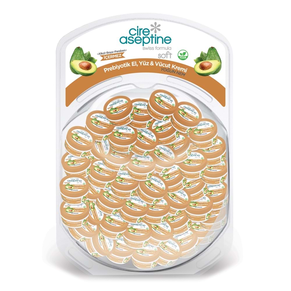 Cire Aseptine Soft Krem Avokado 30 mL - Fanus 50'li