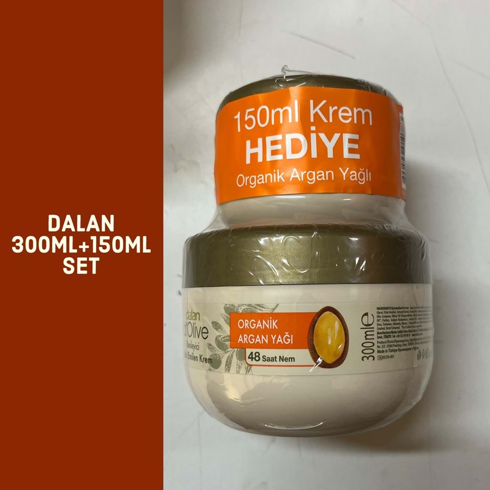 Dalan Set Argan Yaglı El Kremı 300+150 Ml