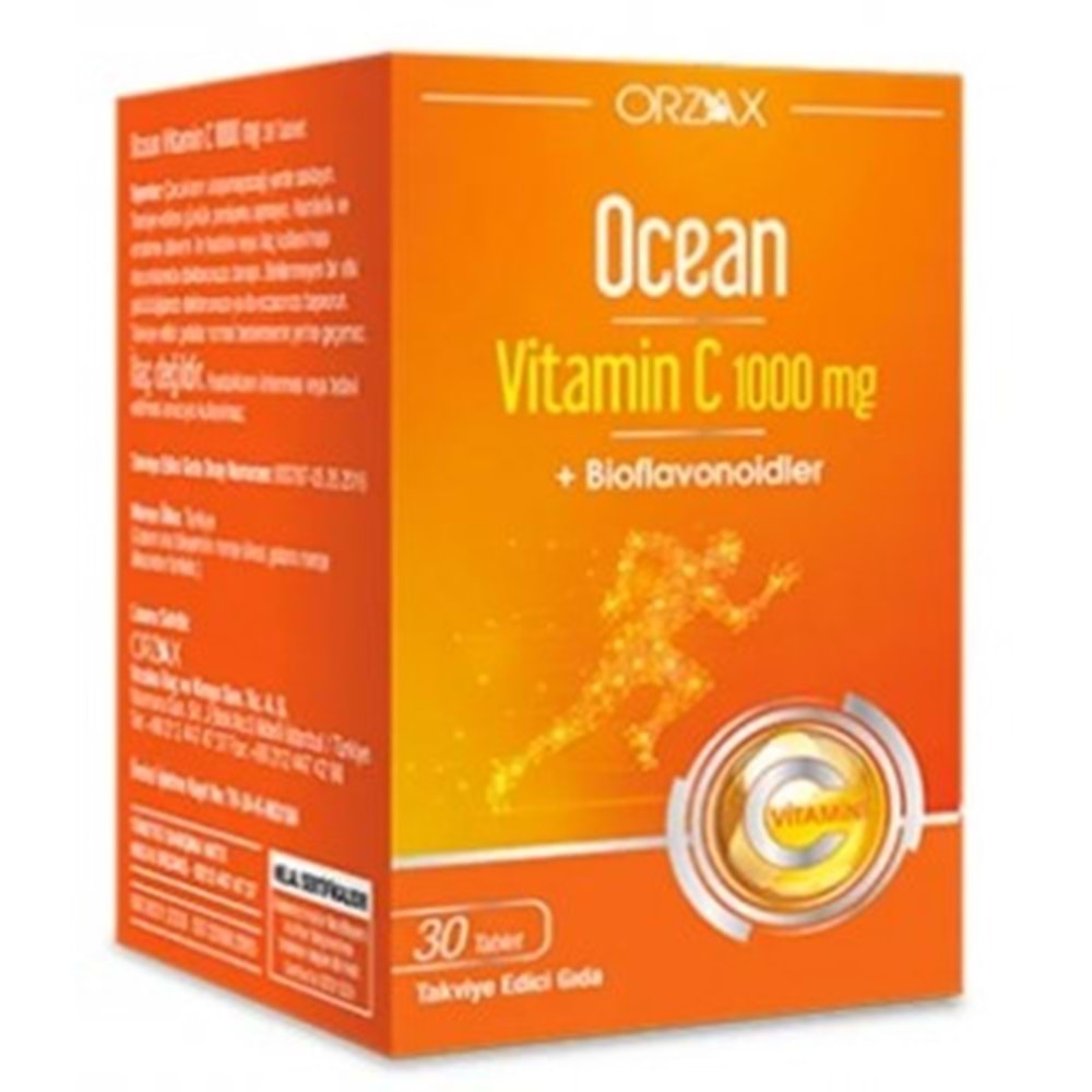 Ocean Vıtamın C 1000Mg 30 Tablet