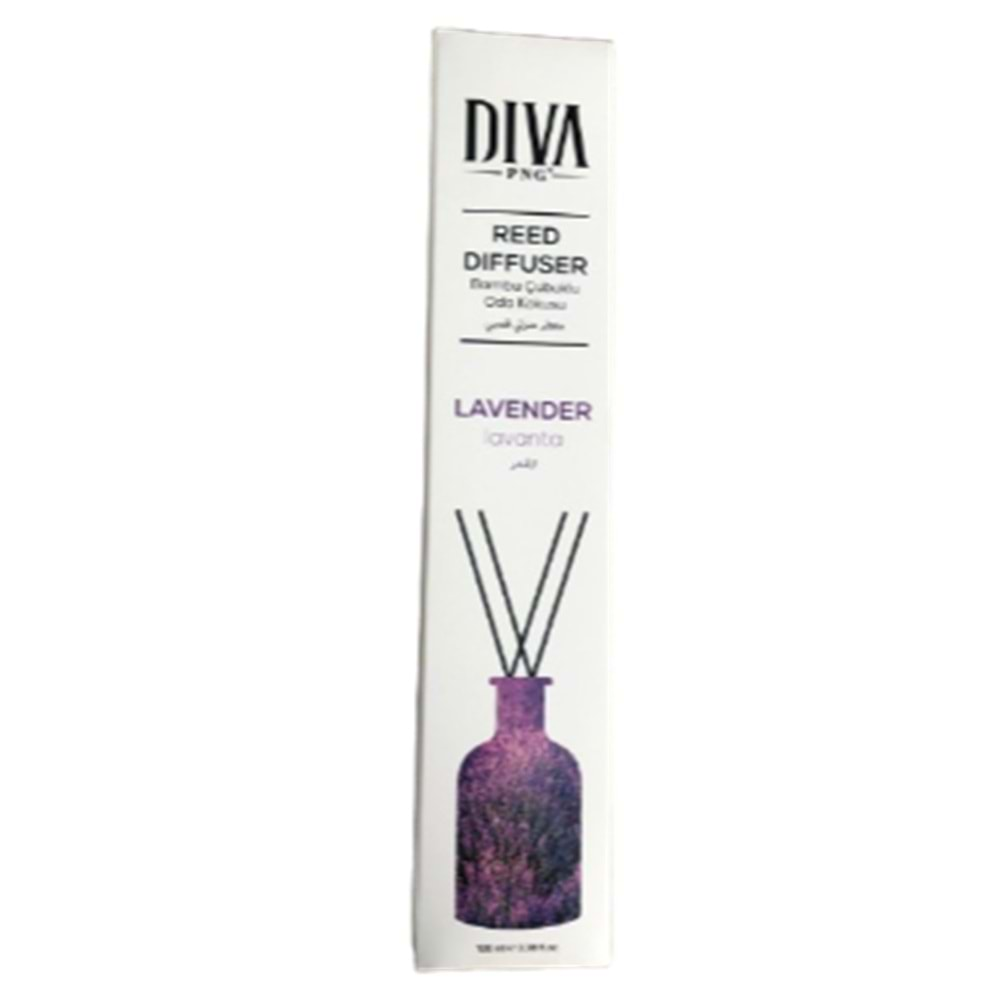 Dıva Çubuklu Oda Kokusu Lavender (Lavanta) 100Ml