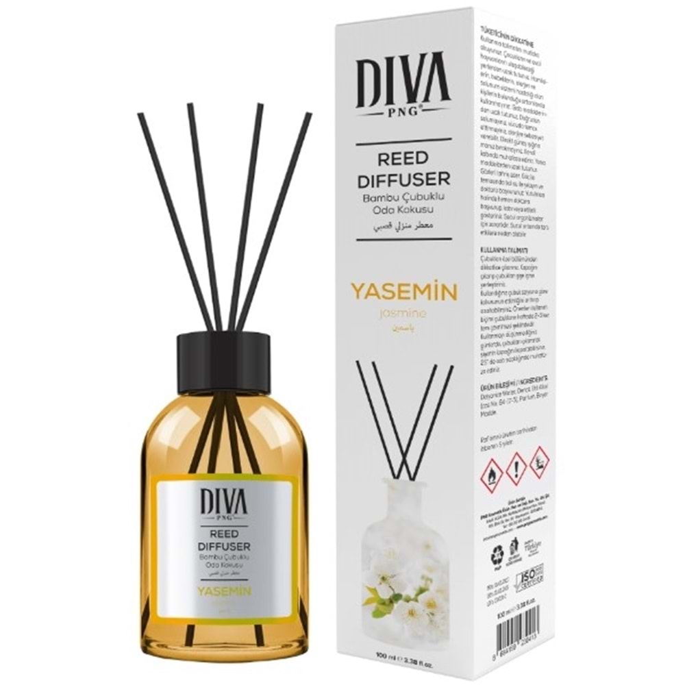 Diva Çubuklu Oda Kokusu Yasemin 100Ml