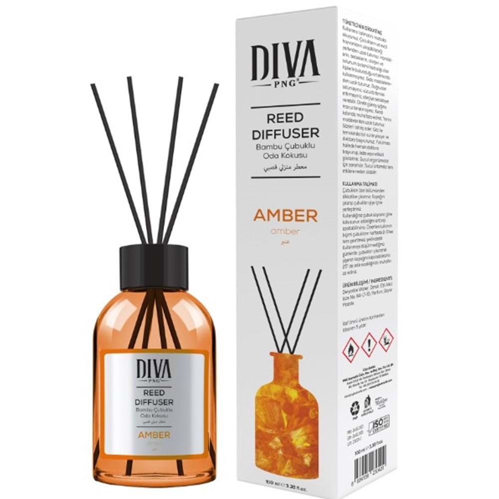 Diva Çubuklu Oda Kokusu Amber 100Ml