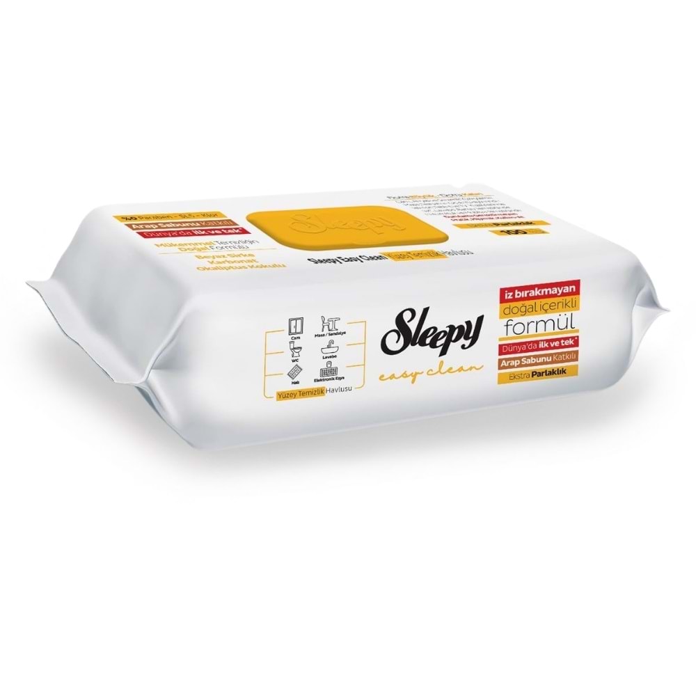 Sleepy Yüzey Temizlik Havlusu Arap Sabunu Katkılı 100lü