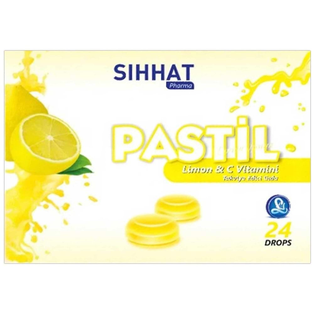 Sıhhat Pastil Limon ve C Vitaminli 24Lü