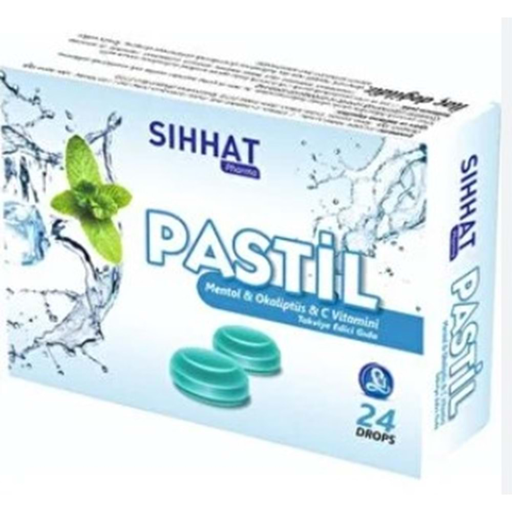 Sıhhat Pastıl Mentol-Okalıptüs-C Vıt. 24Lü