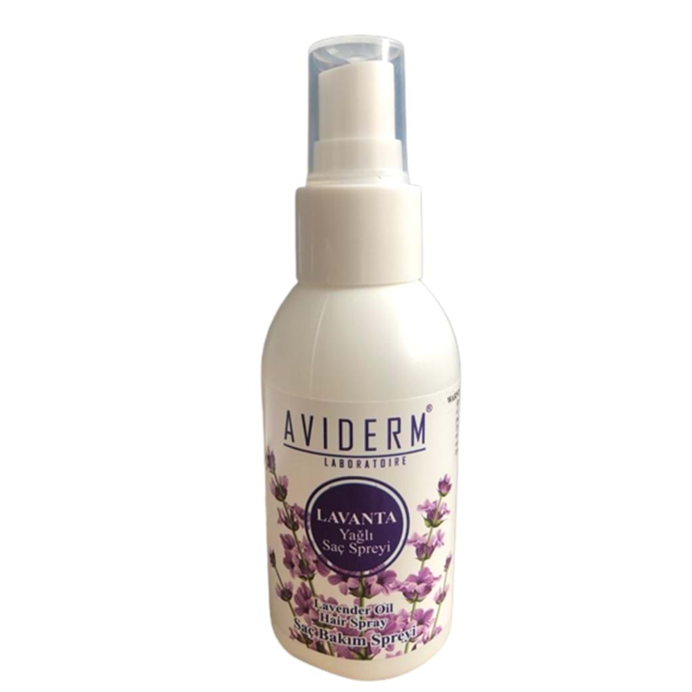 Aviderm Lavanta Yağlı Saç Spreyi 100Ml