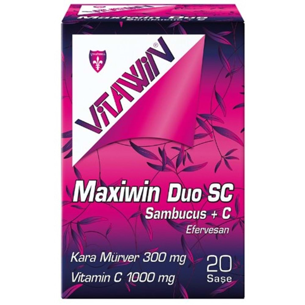 Vıtawın Maxıwın Duo SC (Sambucus+C Vıt.) 20 Sase Eff 50Gr