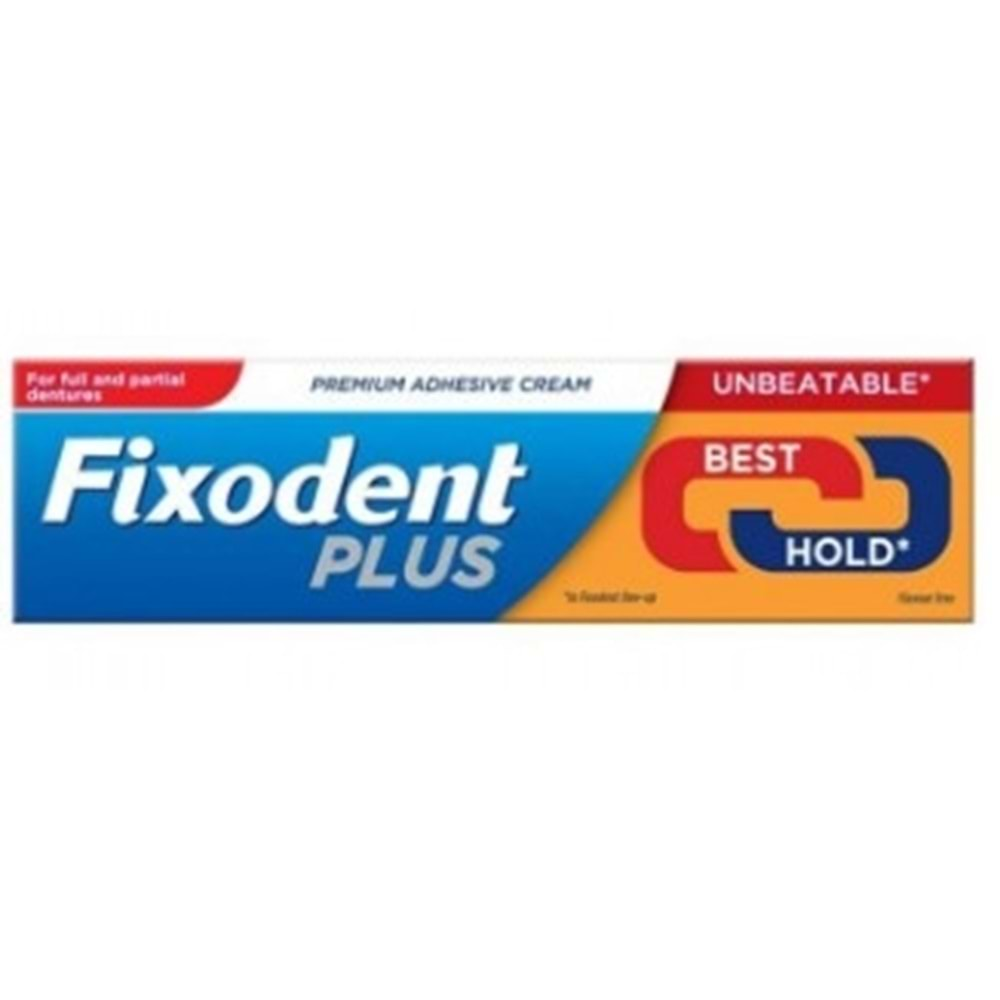 Fixodent Yapıştırıcı Krem 40G Plus Güçlü Tutuş