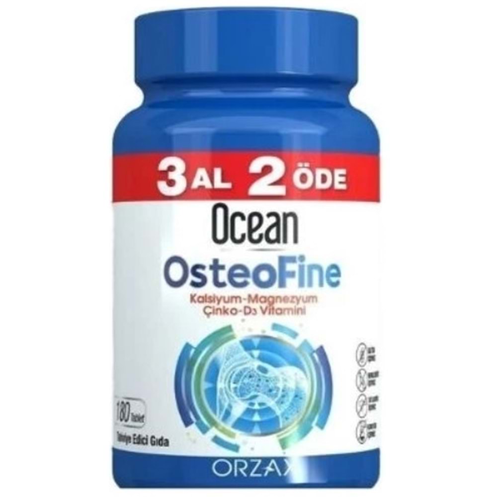 Ocean Osteofine 180 Tablet 3Al2Öde