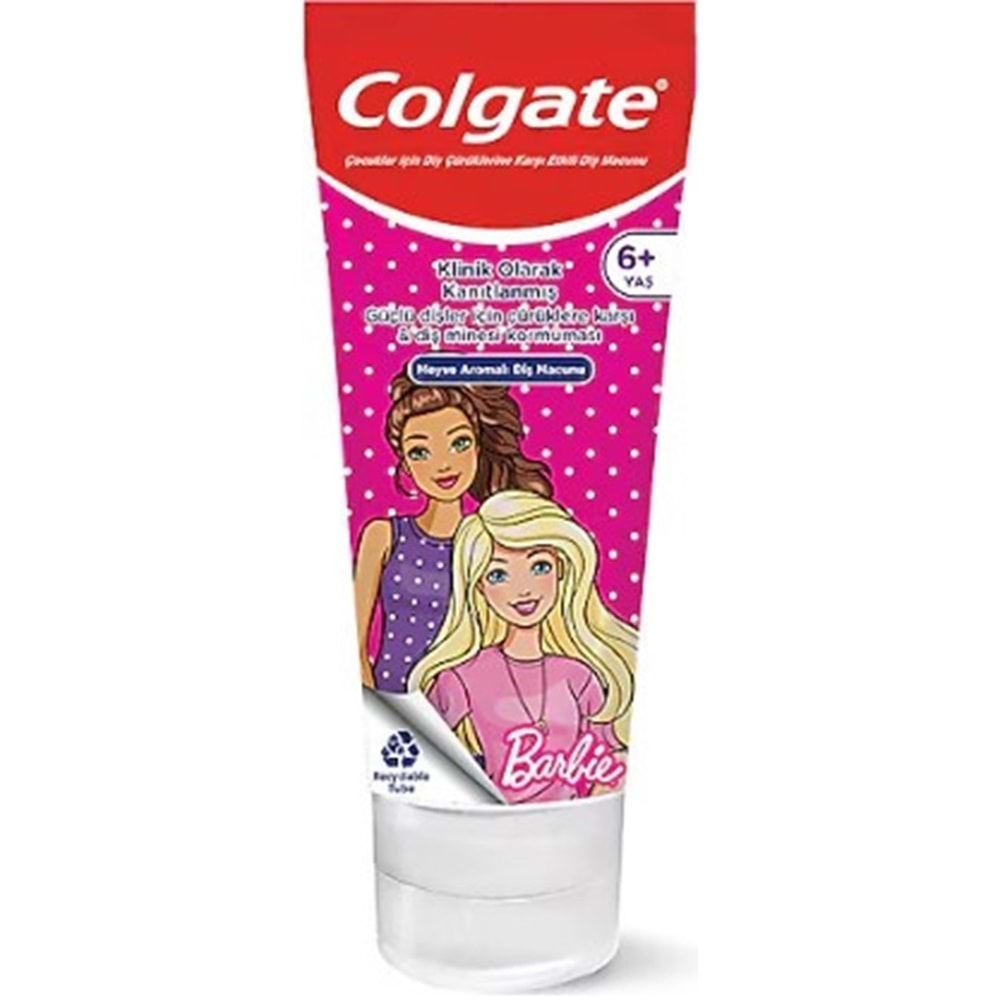 Colgate Dıs Macunu Barbıe 6+ Yas 75Ml