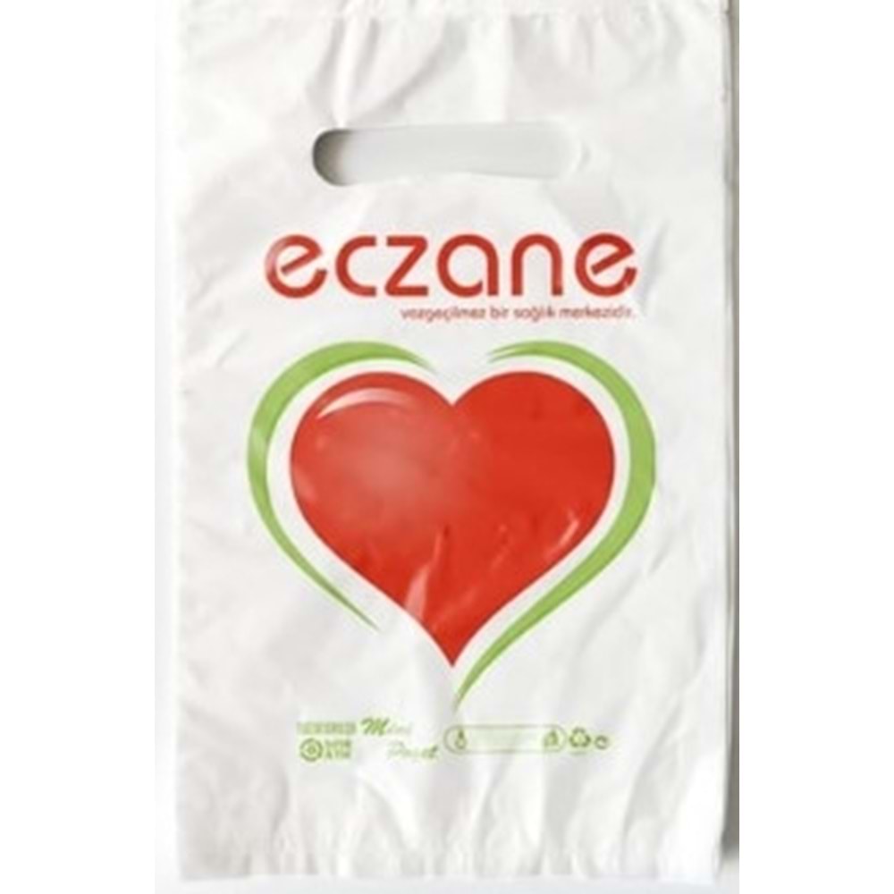 Arma Eczane Baskılı El Geçme Mini Poşet 100Lü No:1