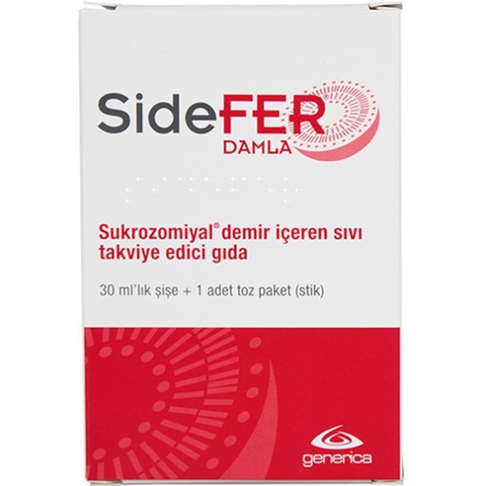 Sıdefer Damla Demır Içeren Sıvı 30Ml lık Sıse+ 1 Toz Paket