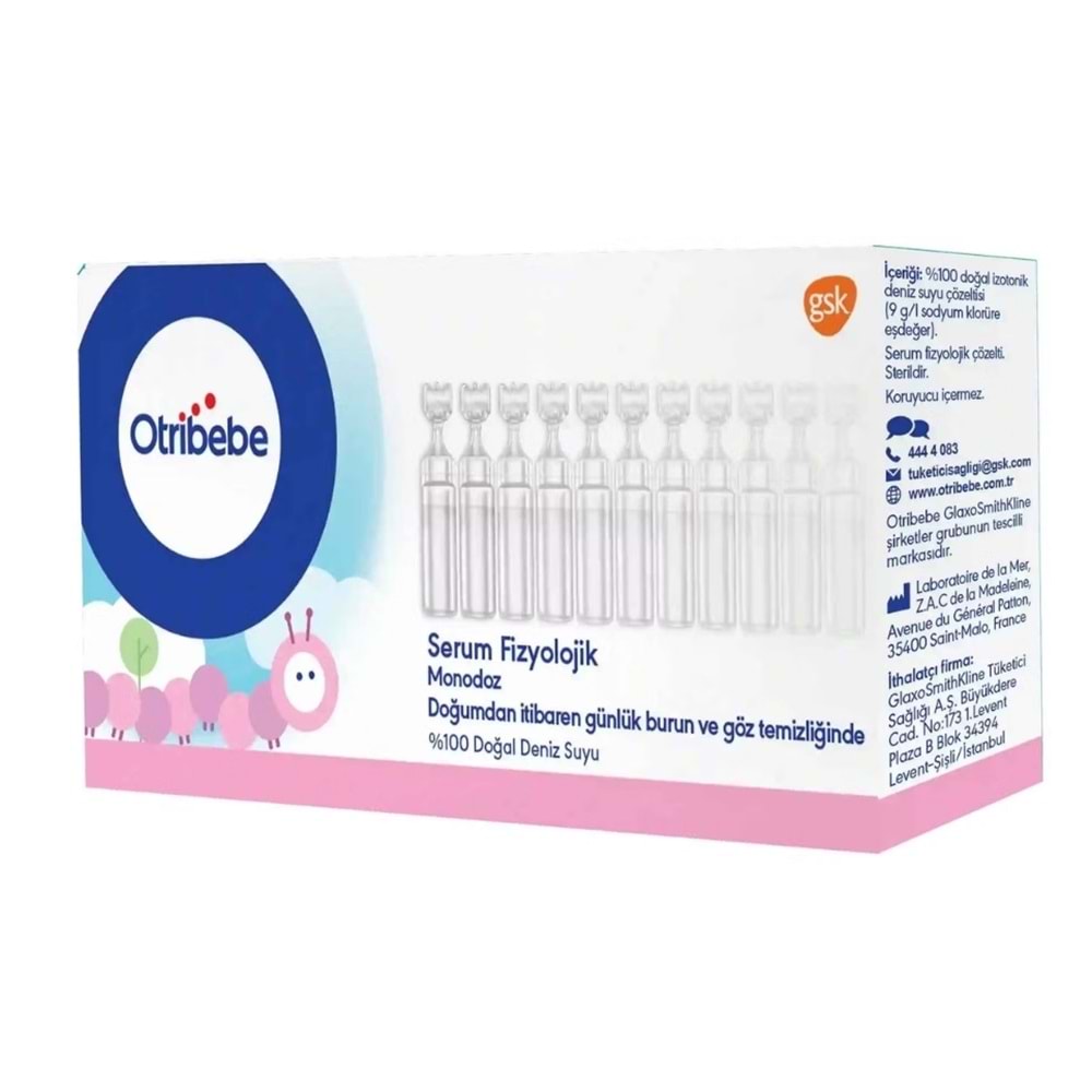 Otribebe Serum Fizyolojik 5 mL x 20 Flakon