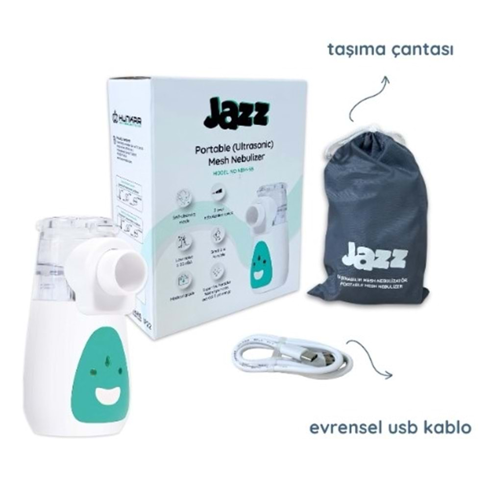 Nimo Jazz Mesh Nebulizatör Taşınabilir Cihaz NBM-5B