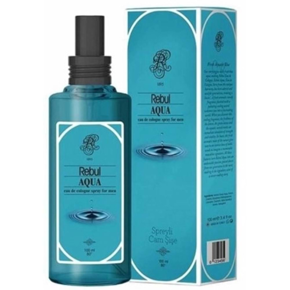 Rebul Kolonya Sprey Pet Kutulu 125 ML Aqua